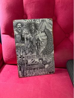 Azteca Metal Sign
