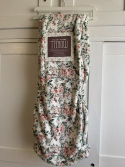 Floral throw Blanket