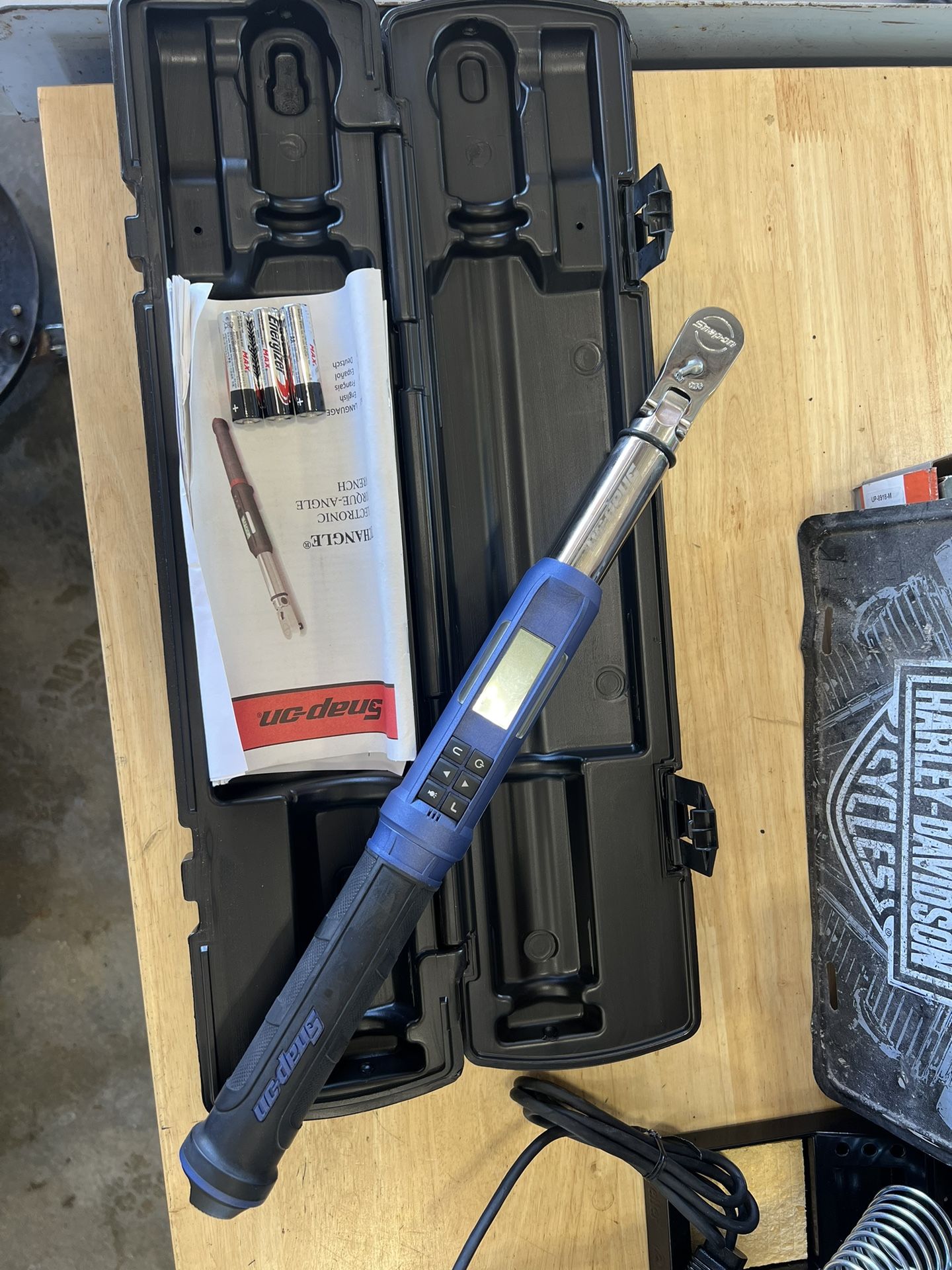 Snap-on atech2f125rb 3/8" Drive TechAngle Flex-Head Torque Wrench (5-125 ft-lb)