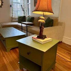 Pottery Barn Wooden Side Table
