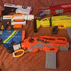 Nerf Guns With A Bunch Of Bullets