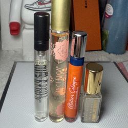 Bundle of 4 Travel samples  fragrances (read)
