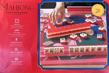 Maison Lude Deluxe Acrylic Mahjong Starter Set (Horse Lunar Year Edition)