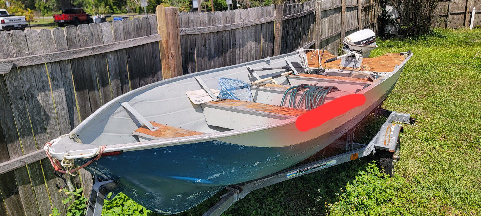 Aluminum V Bottom 14' Boat $2500 OBO