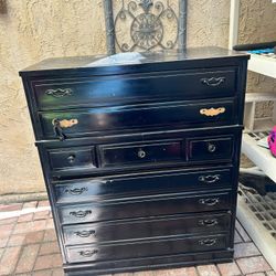 black dresser