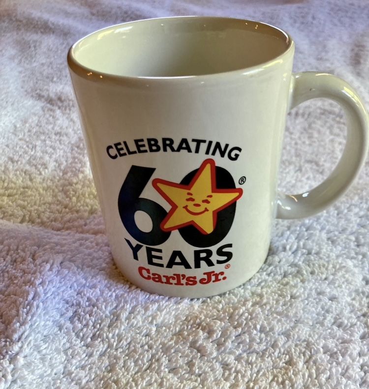 Carl’s Jr. Anniversary Mug & Promo Shot Glass