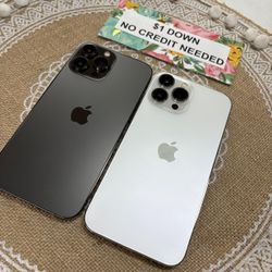 Apple IPhone 13 Pro Max 5G - Only $1 Today Pay The Rest Later! 