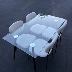 Glass Table Set