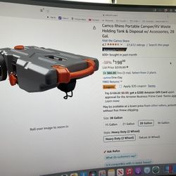 Portable Camper / RV Waste Holding Tank