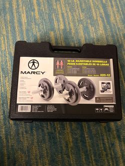 Marcy 40lbs Adjustable weight all metal dumbbells