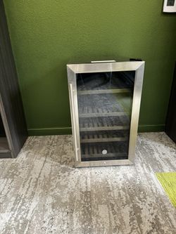 GE Beverage And Wine Cooler Stainless Steel