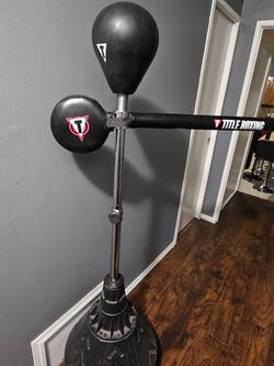 Title Boxing Freestanding Punch Bag with Spinning Bar