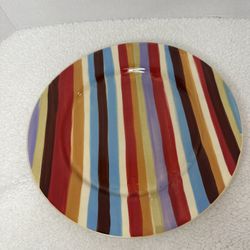 Pier 1 Urban Groove Strip Dinner Plates
