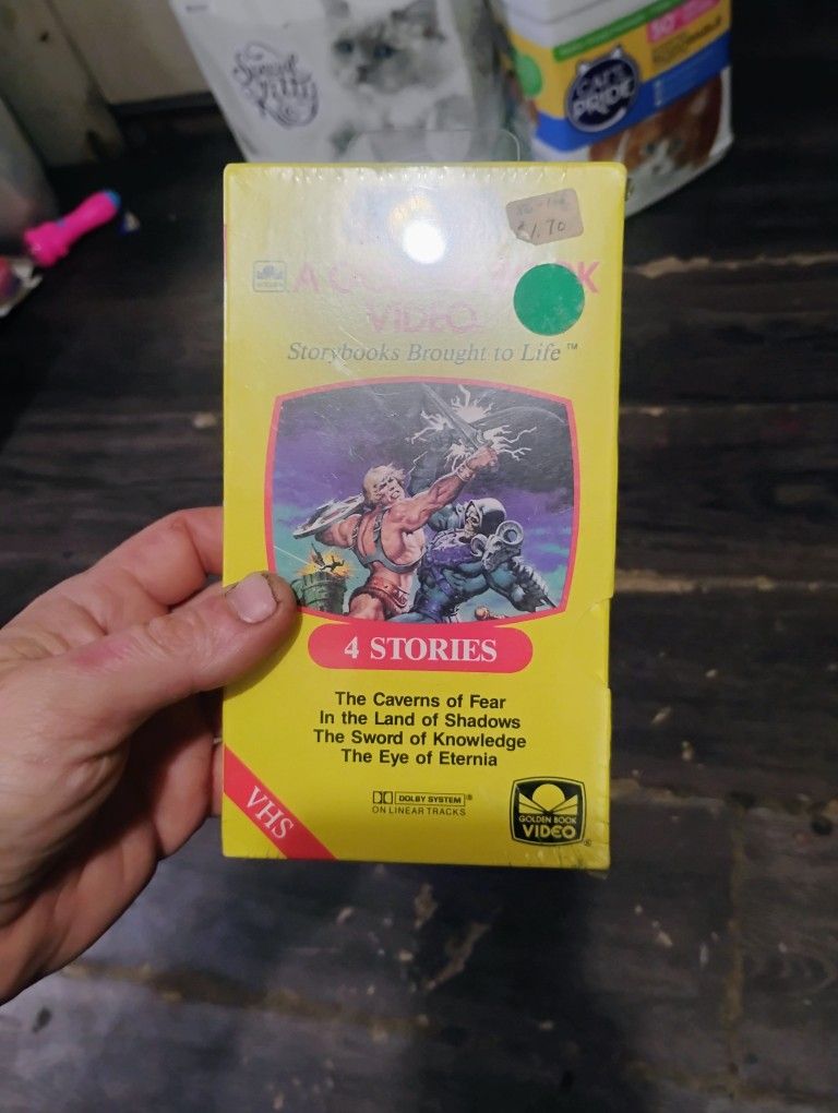 Masters Of The Universe 4 Stories Sealed A Golden Book Video