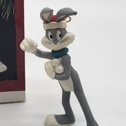 1995 Hallmark Keepsake Bugs Bunny Snowballs Looney Tunes Christmas Ornament Used