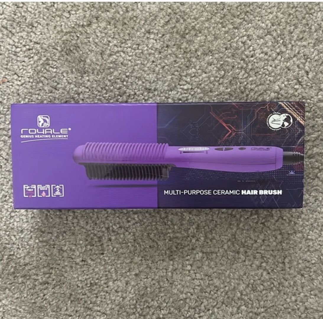 Royale ceramic hair brush hot styling tool