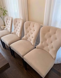 4x Z Gallerie dining chairs very well built good condition