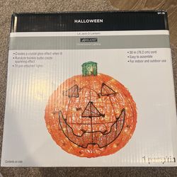 Halloween Lit Jack O Lantern Decoration