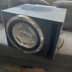 Amp And Subwoofer