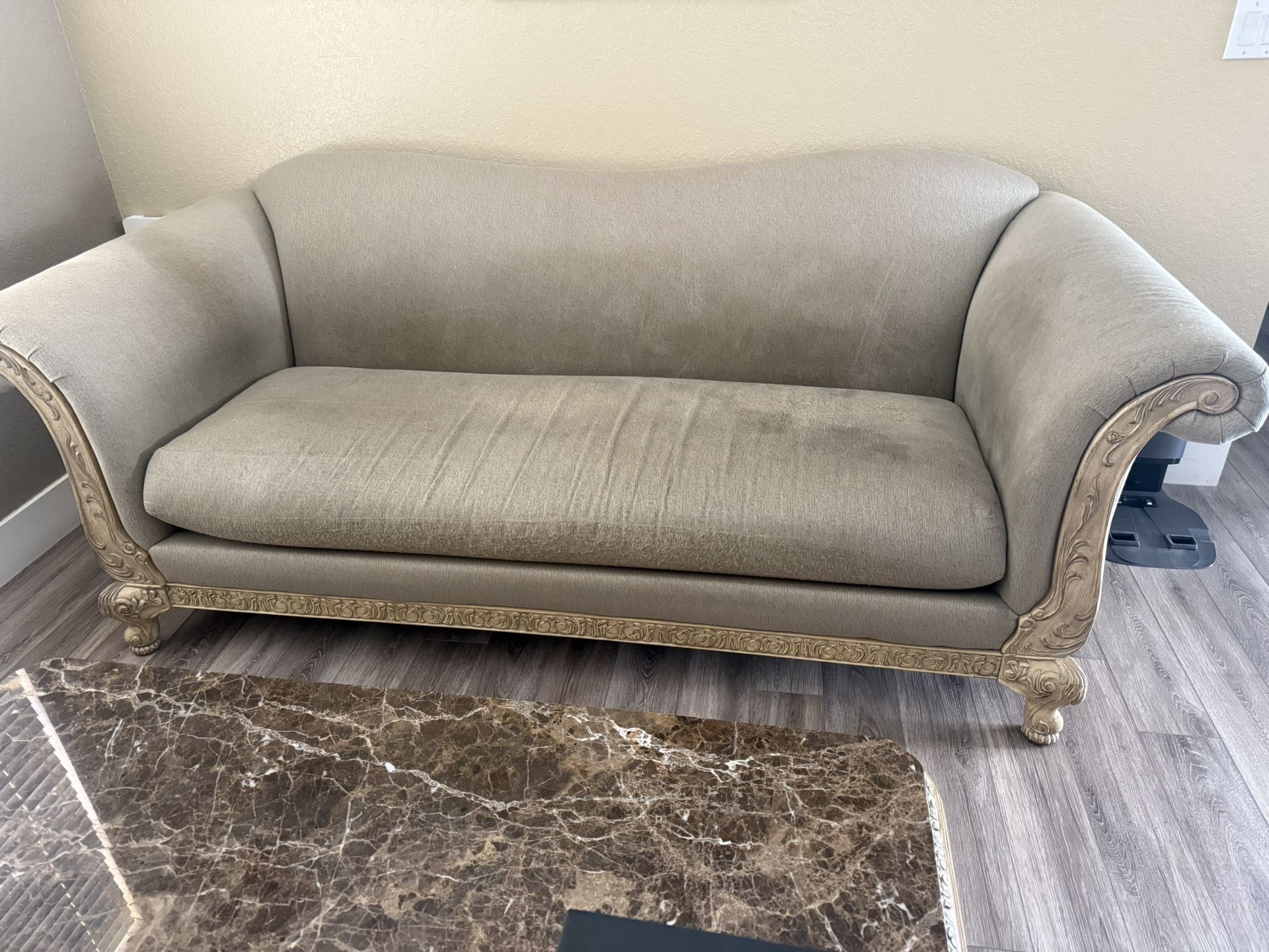 Living Room Sofa & Table: Prices Below
