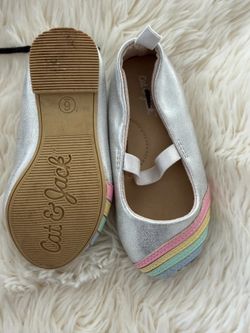 Cat and jack rainbow ballet shoes