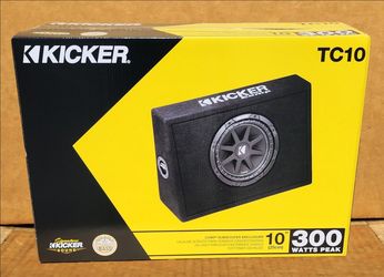 10 Inch Ported Truck Enclosure Comp Series 300 Watt Subwoofer Kicker 43TC104 TC10 🚨 Payment Options Available 🚨