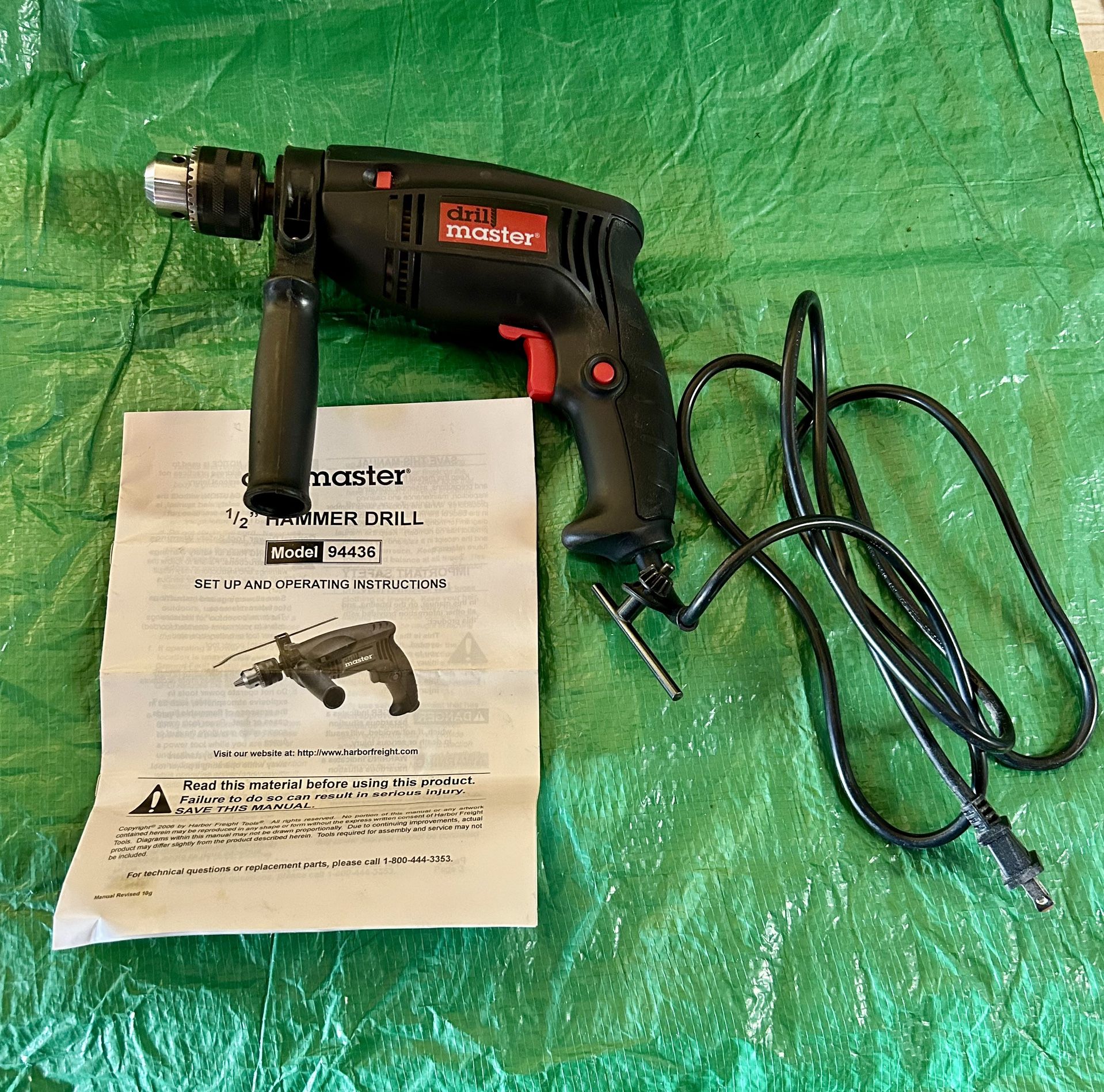DrillMaster 1/2” Hammer Drill