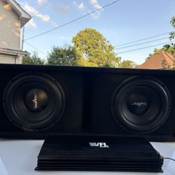 subwoofer and amp 