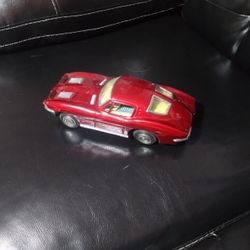 Vintage Ichida Toy Red Car Electric Split Window Corvette