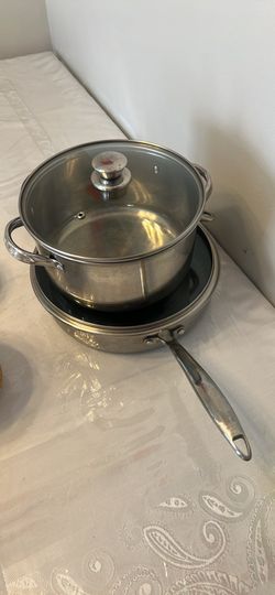 Stainless steel cookware set/ Deep Fry Pan/Stock Pot