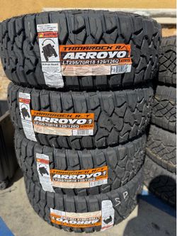 LT295/70/18 AMERICAN RT 4 NEW TIRES INSTALLED ✅ INSTALADAS ✅