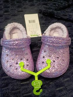 Glitter crocs🐊💜