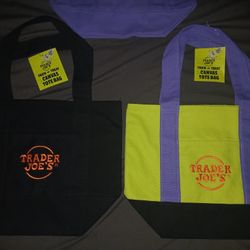 Trader Joe's Exclusive Trick-or-Treat Mini Canvas Tote Bags