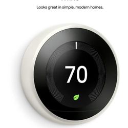 Nest Learning Thermostat - 3rd Generation - White