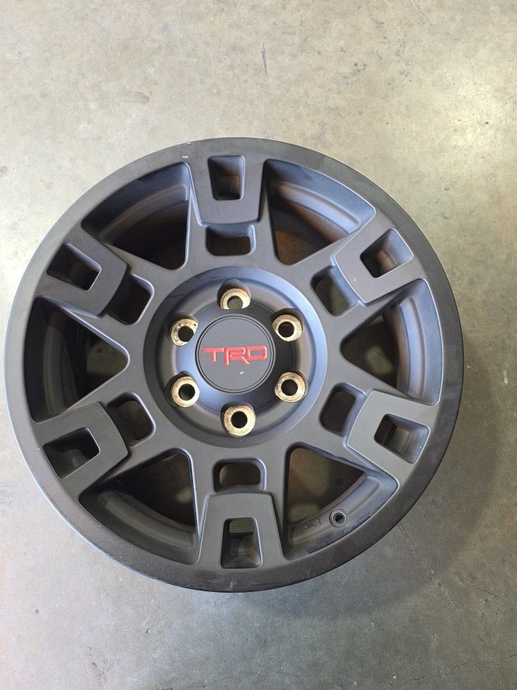 TRD Pro Matte Black Wheels $700