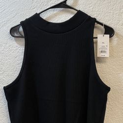 A New Day Women's Muscle T-Shirt Black Size XL