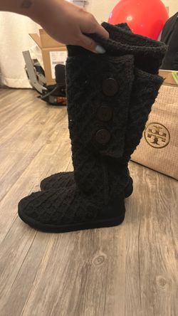 Black UGG Boots (size 8)