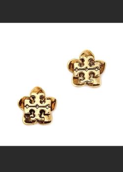 Tory Burch logo stud earrings