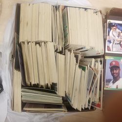 Over 300 baseball cards