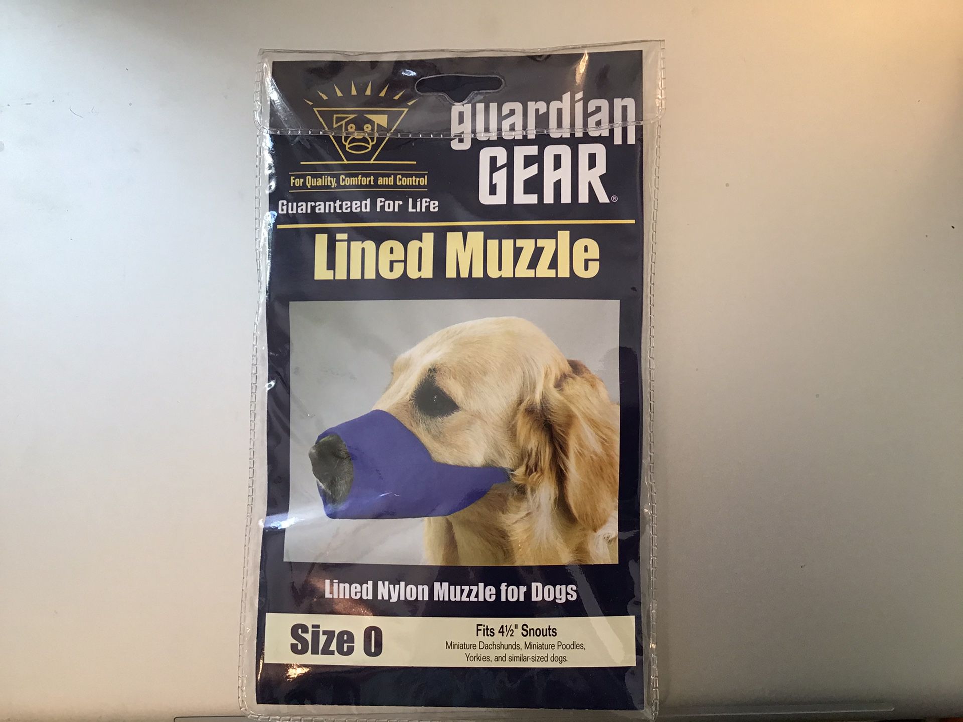 LINED DOG MUZZLE SIZE 0 - GUARDIAN GEAR