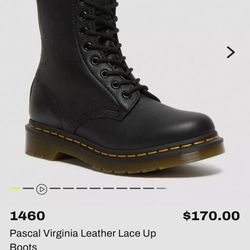 Black Doc Martens Combat Boot