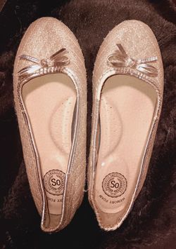 Glitter Flats (Size 3Y - Girls/Niñas)