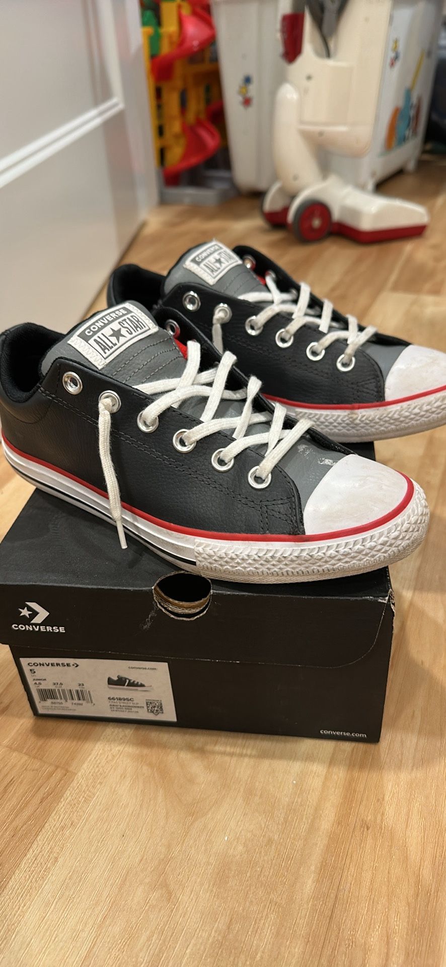Boys Converse Sneakers, Size 5