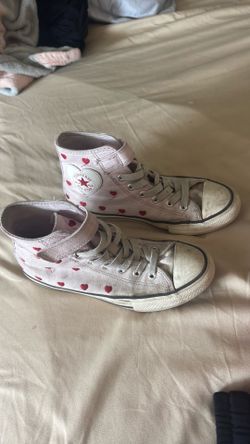 Girls high top converse