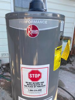 Rheem water heater 40 gal.  , natural gas