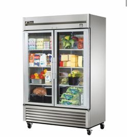 Commercial 2-Door Glass Refrigerator T-49G-LD
