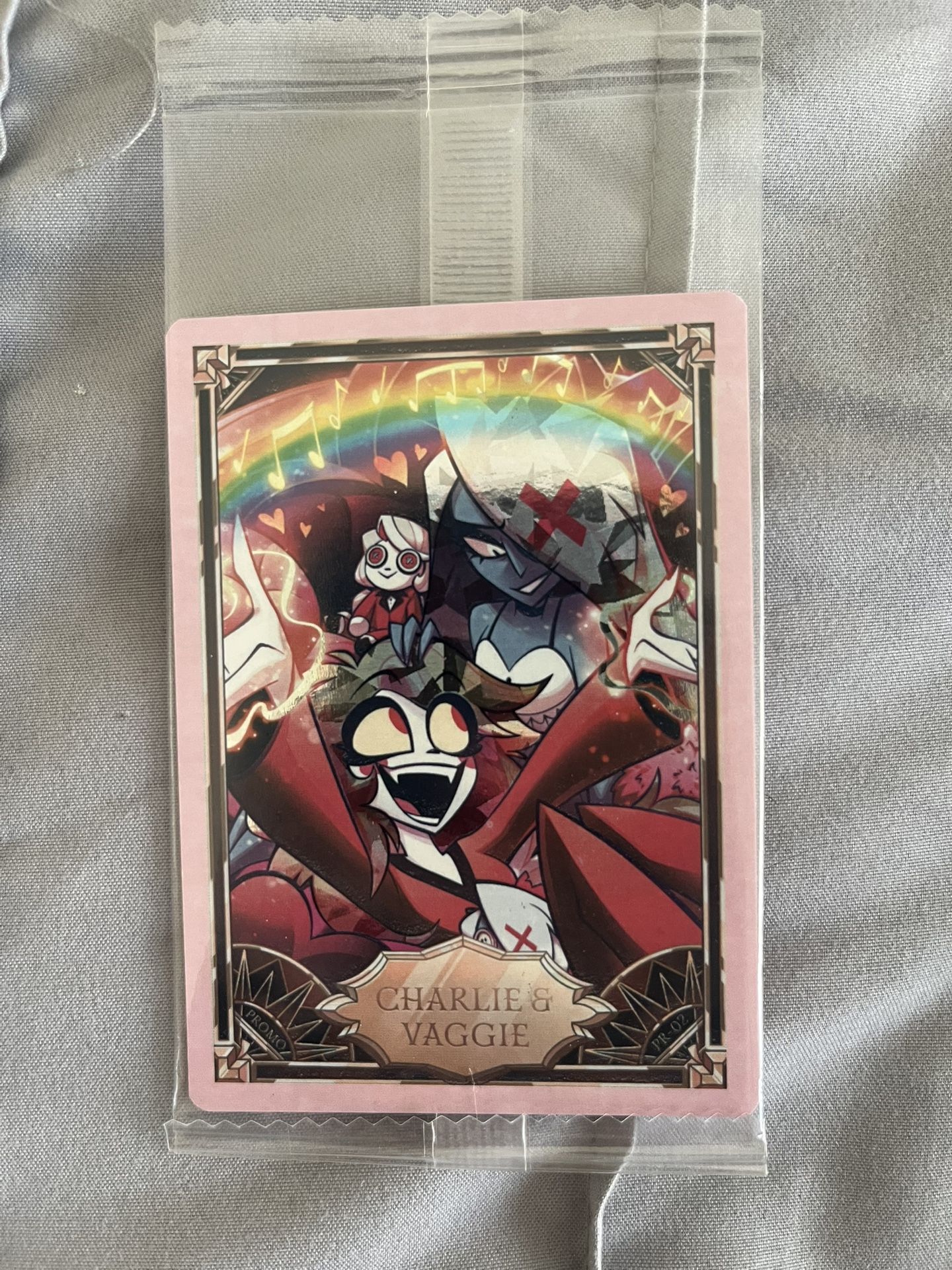 その他 Hazbin Hotel Trading card/PR-05 ice Hazbin Hotel Card - Good To Be Back On The Air PR05 Alastor