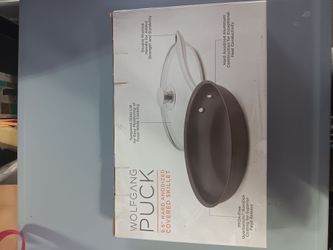 Wolfgang Puck 9.5" Hard Anodized Covered Skillet