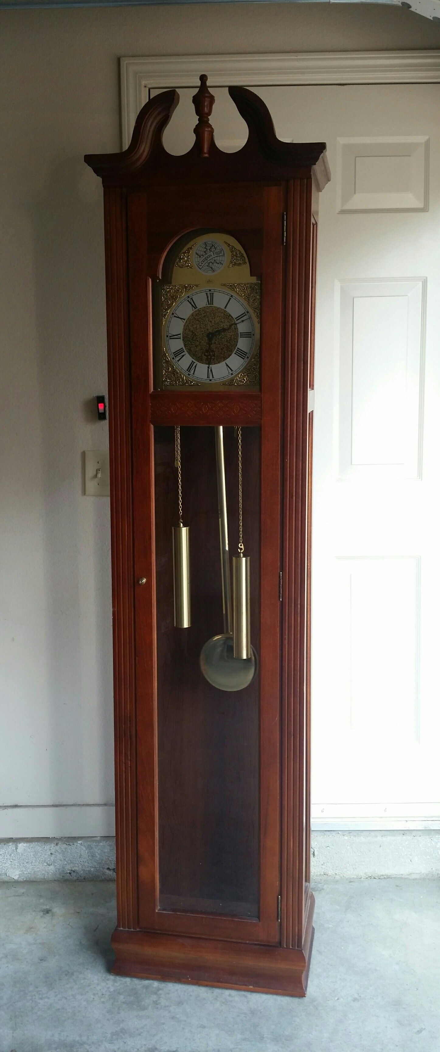 Ridgeway Grandfather Tempus Fugit Clock