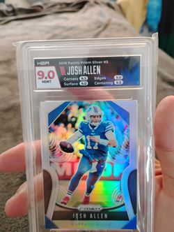 Josh Allen 2019 Paninj Prizm Silver Graded 9